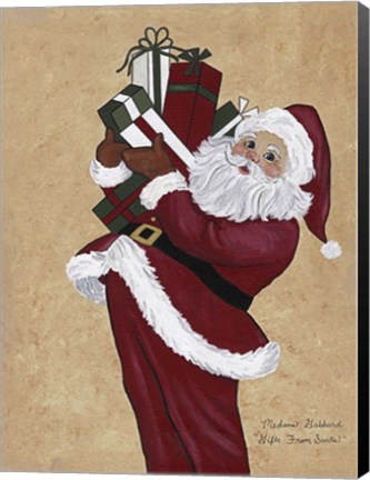 Framed Gifts From Santa Print