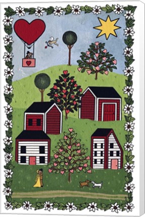 Framed Happy Valentine Print