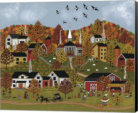 Framed Harvest Celebration Ll Print