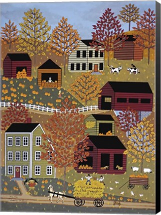Framed Hay Ride Print