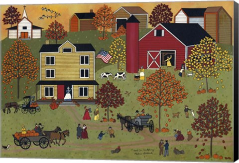 Framed Home For Thanksgiving Print