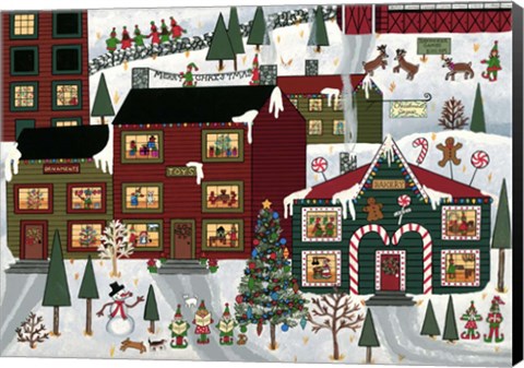 Framed North Pole Print