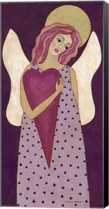 Framed Purple Angel Print