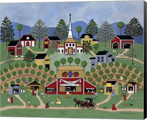 Framed Berry Festival Print