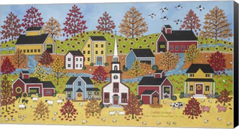 Framed When Autumn Leaves Start To Fall Print