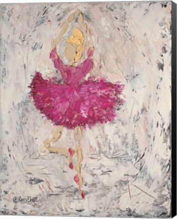 Framed Ballerina on Stage Print