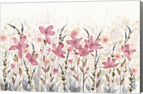 Framed Watercolor Garden Light Print