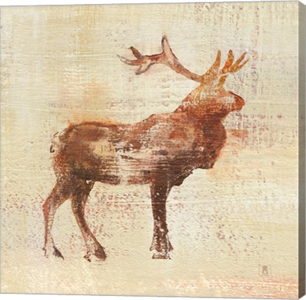 Framed Elk Study v2 Print
