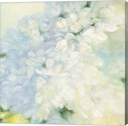 Framed White Lilacs Bright Print