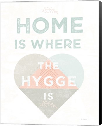 Framed Cozy Hygge I Dark Print