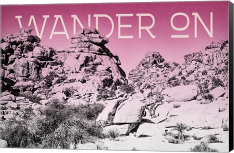 Framed Ombre Adventure IV Wander On Print