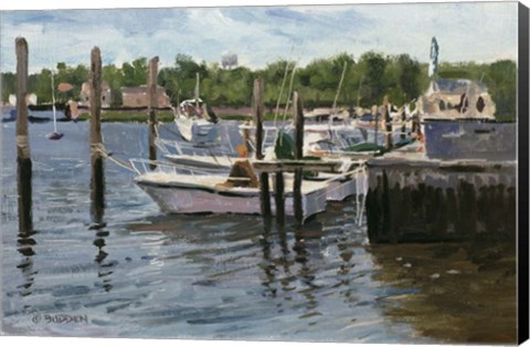 Framed Manasquan Boats Print