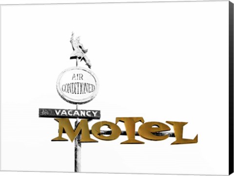 Framed Fifties Motel Print