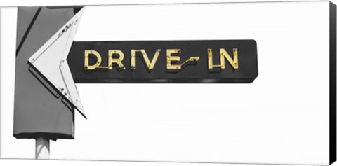 Framed Drive-in Print