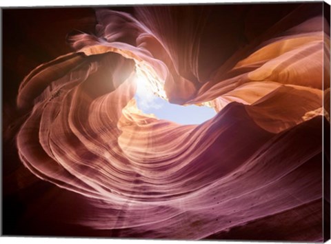 Framed Abrazo 1 BW-2 Print