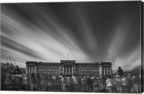 Framed Buckingham Palace S1 BW Print