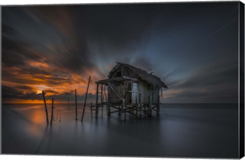 Framed Mi Casa en el Mar Print