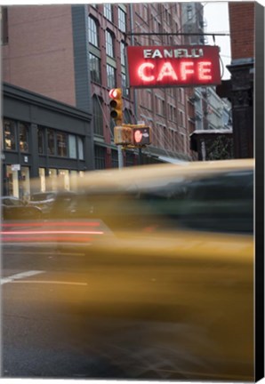 Framed Cafe and Cab Print