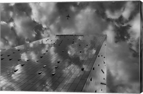 Framed Fusion and plane Print