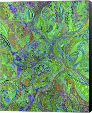 Framed Green Labyrinth (1) Print