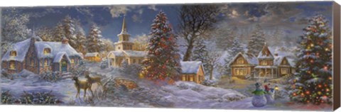 Framed Stillness of Christmas Print