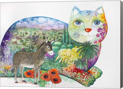 Framed 1 The Entrance Of Jerusalem Print