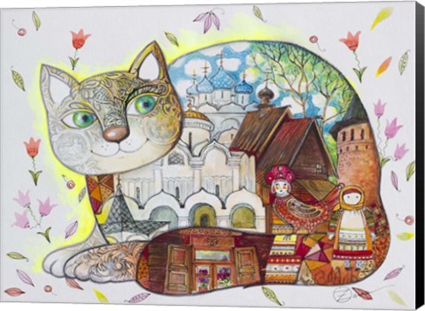 Framed Russian Suzdal Print