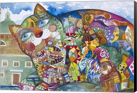 Framed Carnaval Venice Print