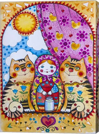 Framed Bookends Print