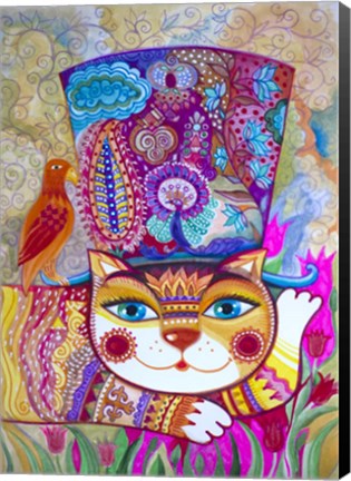 Framed Cat in the Hat 2 Print