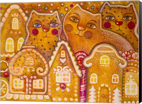 Framed Gingerbread Print