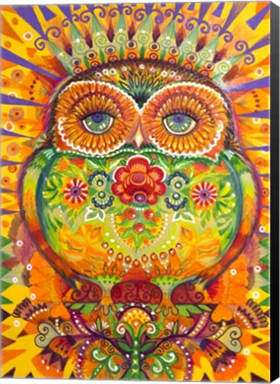 Framed King Owl Print