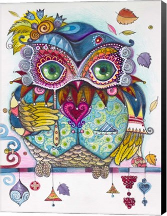 Framed Owl From Venice 1 Print