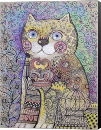 Framed Tales Cat Print