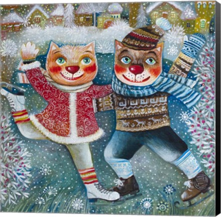 Framed Winter A Print