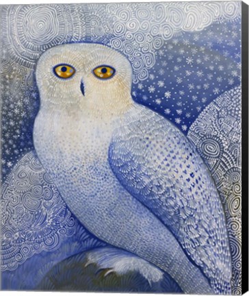 Framed Snowy Owl Print