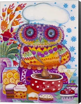 Framed Chocolate Mousse Print