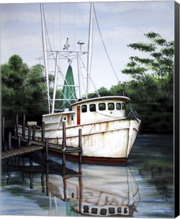Framed Jax Shrimp Boat Print