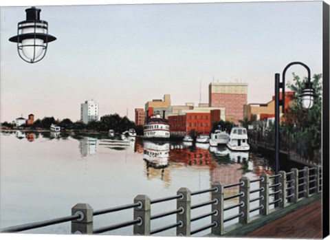 Framed Waterfront 2 Print