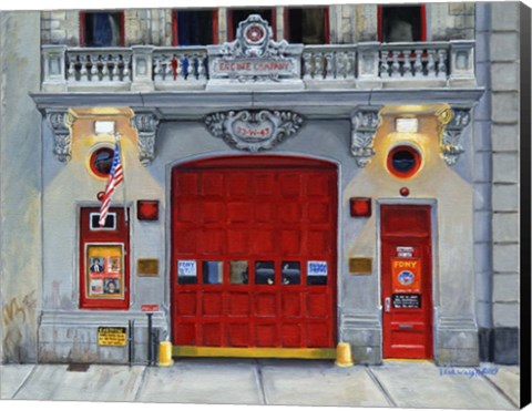 Framed Fdny Engine 65 Print