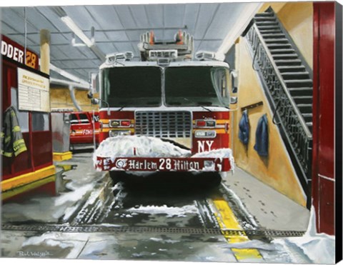 Framed Harlem Hilton Ladder 28 Print
