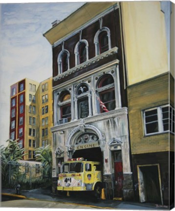 Framed Engine 41 Print