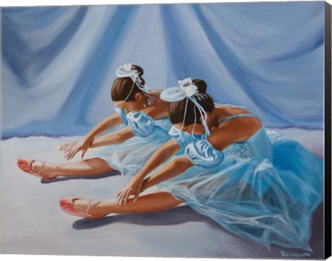 Framed Ballet Blue Print