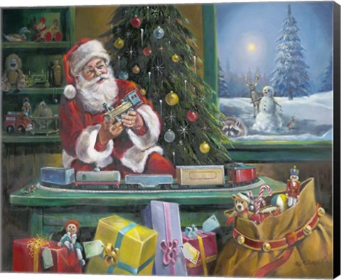 Framed Christmas Is Coming Print