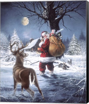 Framed Santas Secret Print