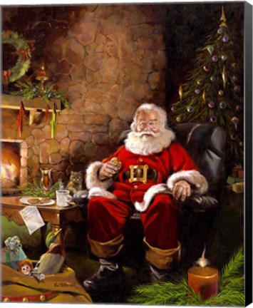 Framed Santas Treats Print