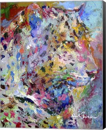 Framed Leopard Print