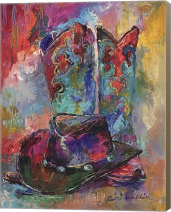 Framed Boots Print