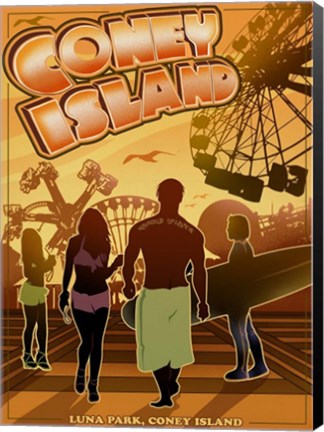 Framed Coney Island Print
