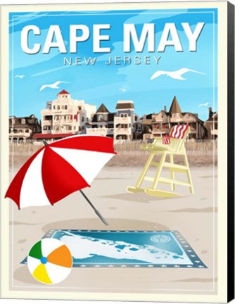 Framed Cape May Print